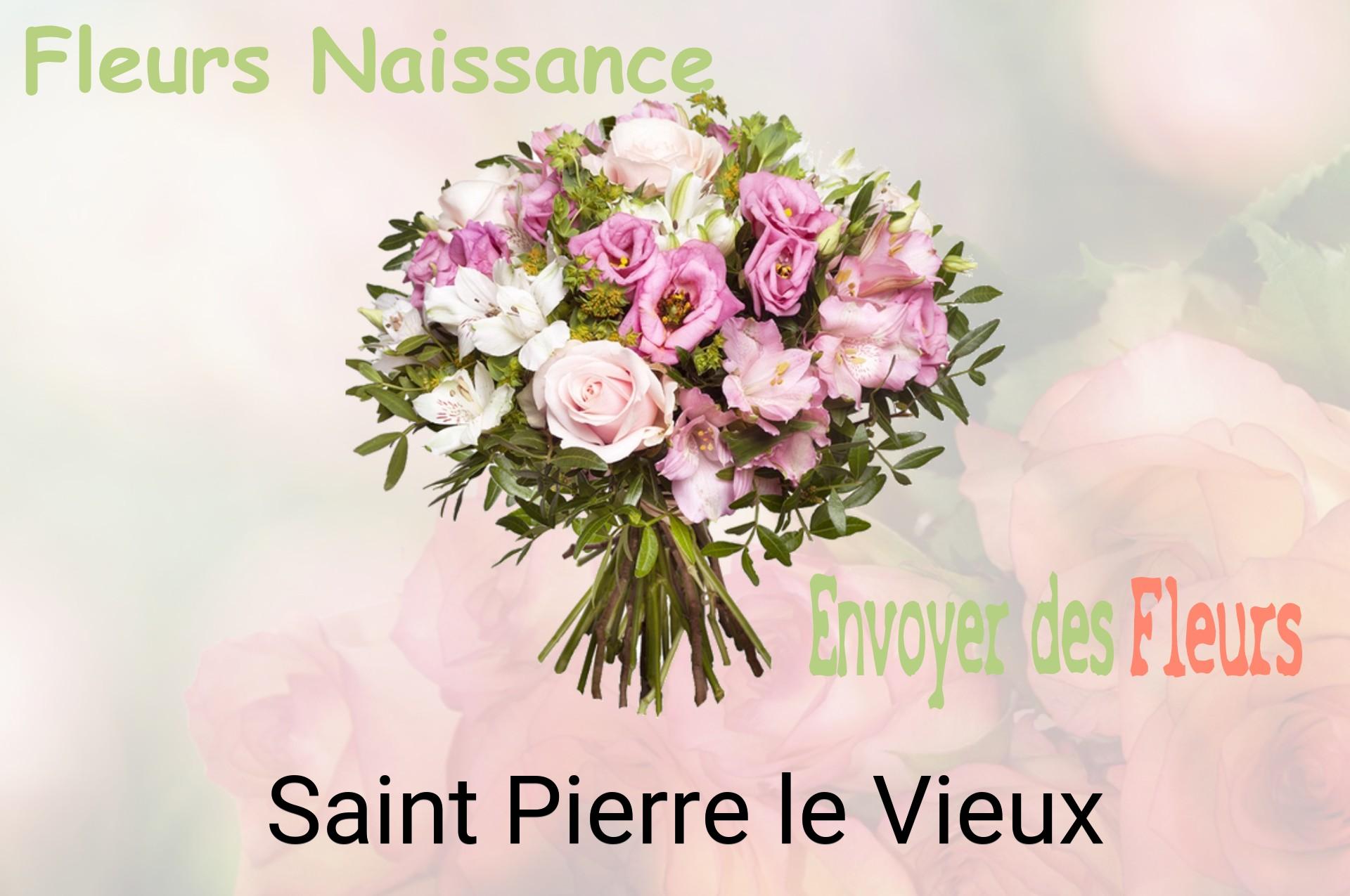 Bouquet de fleurs de naissance livré à Saint-Pierre-le-Vieux