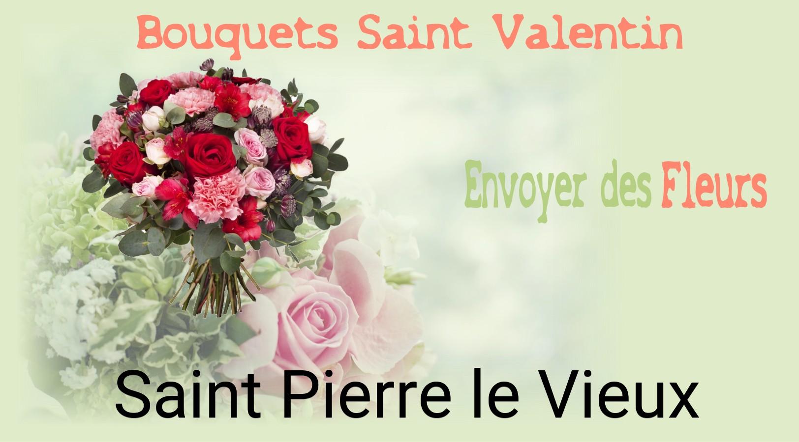 Roses de Saint-Valentin livrées à Saint-Pierre-le-Vieux